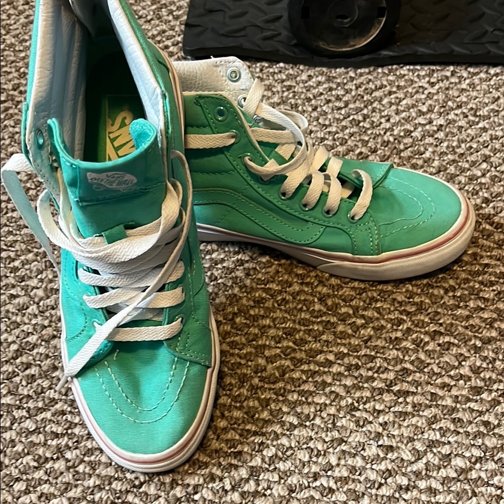 Vans High-Top Sneakers in Teal